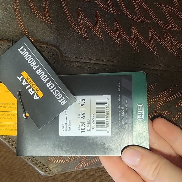 Brand New Men's Size 10.5 Ariat Work Boots - Picture 7 of 7